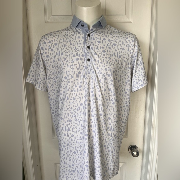 Mens Greyson Premium Short Sleeve Golf Polo Shirt Large - Picture 2 of 10
